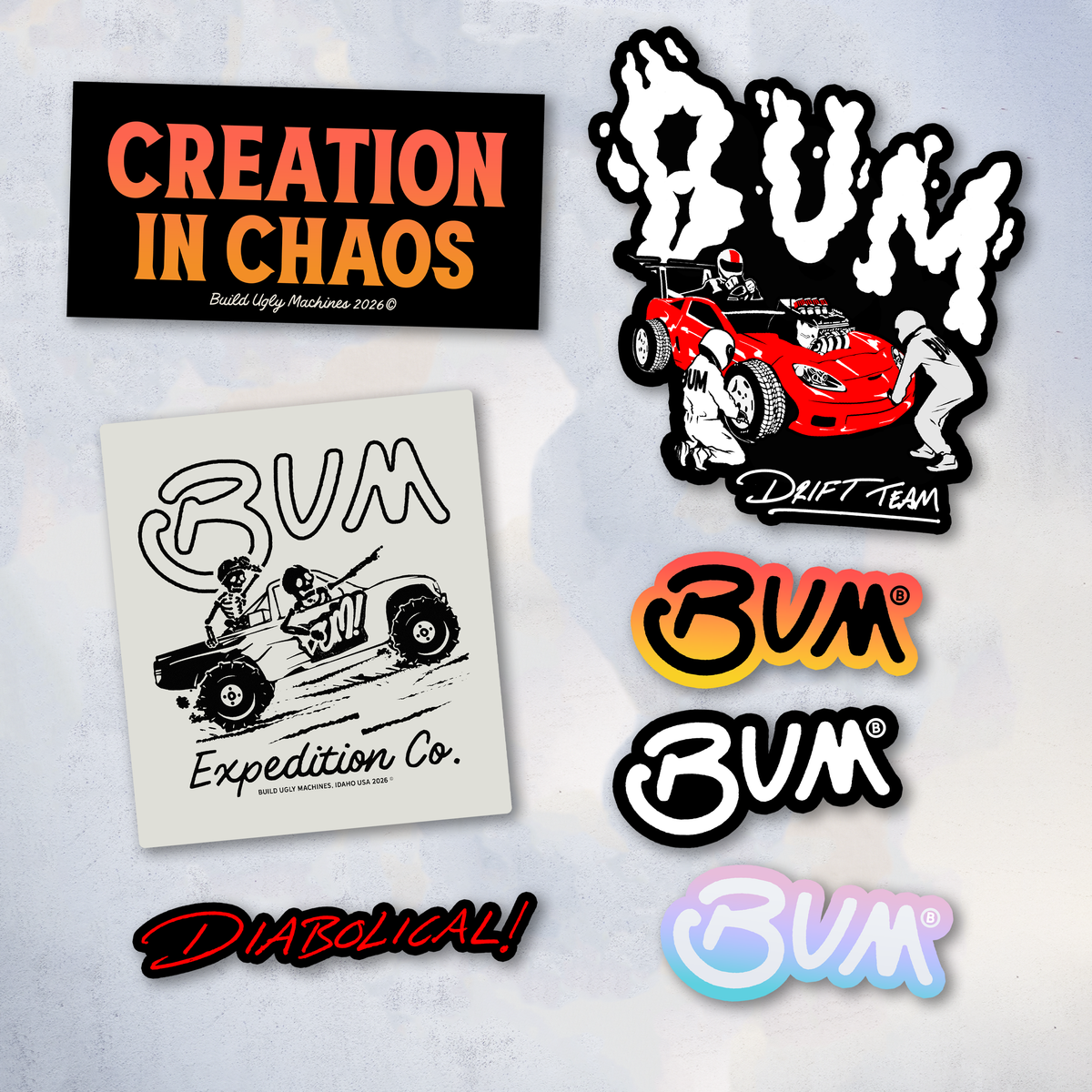 BUM Sticker Pack *PREORDER*